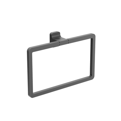 Crosswater Rotar Handdoekring - 23x15.5cm - slate gunmetal (antraciet)