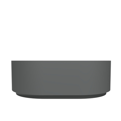Arcqua Case vasque ovale 40x28cm gris mat