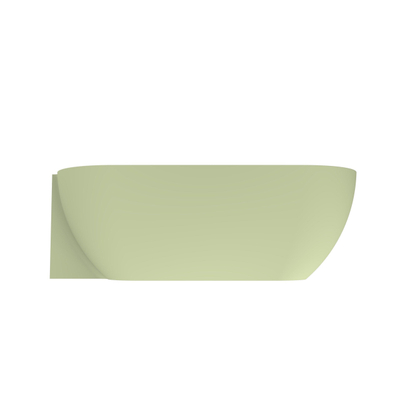 Arcqua Havana Baignoire demi-îlot - 170x80cm - gauche - vert pastel mat