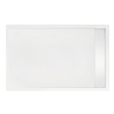 Xenz Easy Tray douchevloer - 110x90x5cm - acryl - zonder gootcover - wit
