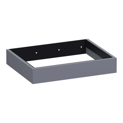 BRAUER Amaze meuble bas pour lavabo 60 avec support de suspension intégré gris mat