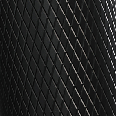 BRAUER Black Carving Robinet de lave-mains - encastré - bec 8.5-18.5cm - Noir mat