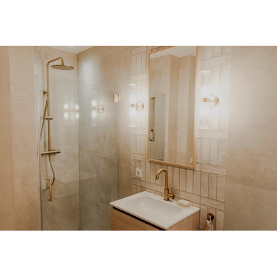 Ink aspekt lavabo 60x1,5x45cm 1 trou pour robinet évier porcelaine blanc brillant