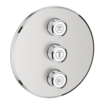 Grohe Grohtherm SmartControl Afdekset - thermostatisch - Supersteel (RVS)