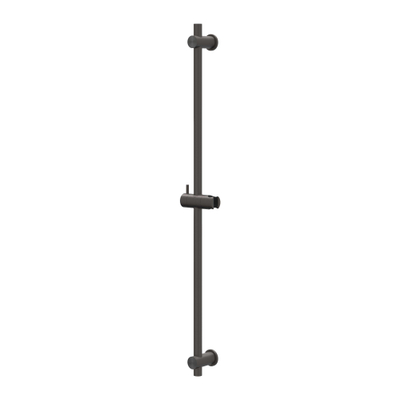 IVY Concord inbouw regendoucheset – Ø25 cm medium hoofddouche – 30 cm plafondbuis – carbon black geborsteld