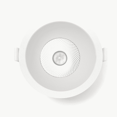 WhyLed spot encastré - LED - 9 watt - à intensité variable - 4000K - IP44 - non inclinable - blanc mat