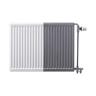 Radiateur panneau Stelrad Galva 70x60cm type 11 685watt 4 raccords Acier Blanc brillant
