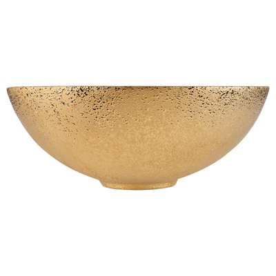 Differnz BRIGHT Vasque à poser - 36x14cm - émaillée - or