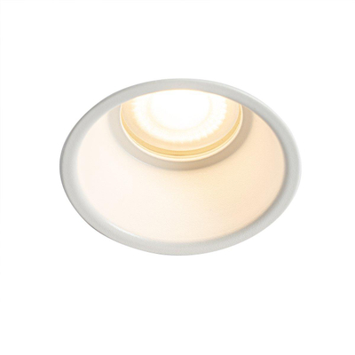 QAZQA Dept Spot encastré - 8.8x8.8x9.2cm - dimmable - IP44 - blanc mat