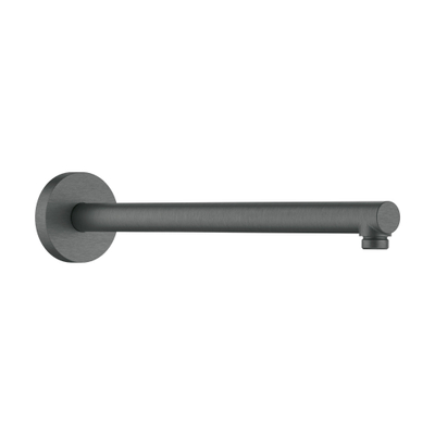 Hansgrohe douchearm - 39cm - wand - brushed black chrome (zwart)