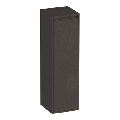 BRAUER Adore armoire de salle de bains - 120x35x35cm - avec 1 porte sans poignée ouvrant à droite Timber Anthracite
