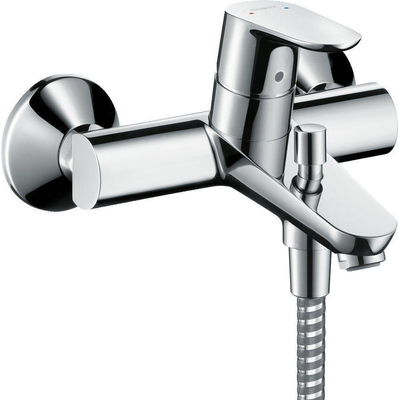 Hansgrohe Focus Eengreeps badmengkraan - opbouw - hoogglans chroom