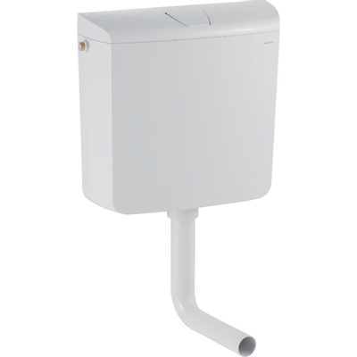 Geberit laaghangend reservoir - met spoel/stop bediening - alpien wit