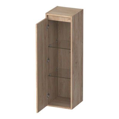 BRAUER Adore Wavy armoire haute - 120x35x35cm - 1 porte - charnière à gauche - sans poignée - Forest Wheat