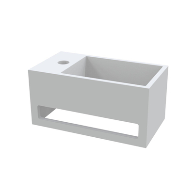 Best Design Mona Lavabo à gauche incl. porte-serviettes Just Solid 33x18x16cm
