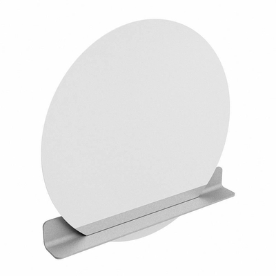 Mondiaz SPOT Miroir de salle de bain - rond 100cm - plan de miroir - couleur Plata