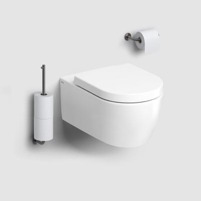 Clou Kaldur porte-rouleaux de réserve pour 3 pièces gunmetal brossé PVD
