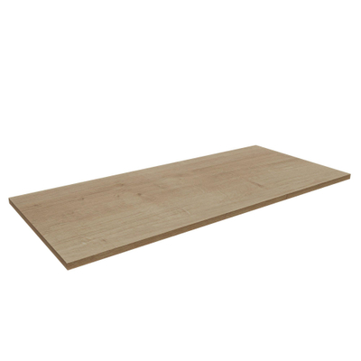 Saniclass Tops plan de toilette - 101x46x2cm - chêne natural