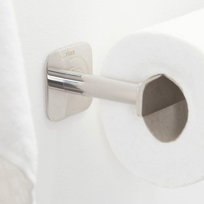 Tiger Colar Toiletrolhouder rechthoek RVS gepolijst 16x5x6.9cm