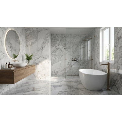 Energieker Bright Precious carreau mural et de sol - 120x120cm - 9mm - rectifié - gris