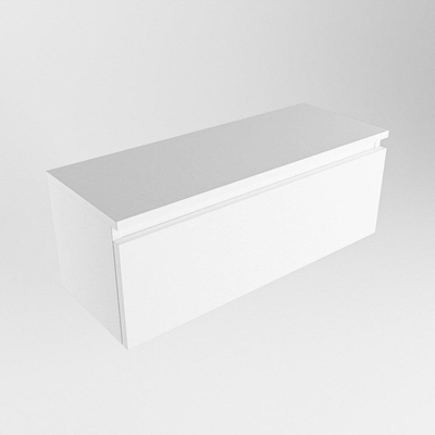 MEUBLE LAVE-MAINS MONDIAZ ANDOR avec 1 tiroir couleur Talc 80cm de large
