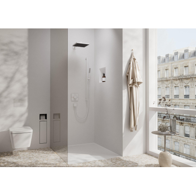 Hansgrohe Raindance Alive douchearm - 39cm - wand - mat wit