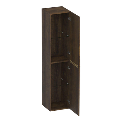 BRAUER Elevate badkamerkast - 160x35x35cm - excl. opleggrepen - 2 deuren - links- of rechtsdraaiend - Grove