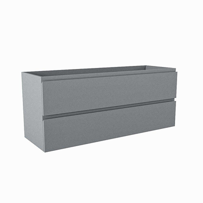 Mondiaz Hay Meuble sous vasque - 120x40x50cm - 2 tiroirs - softclose - 2 découpes gauche et droite - Plata