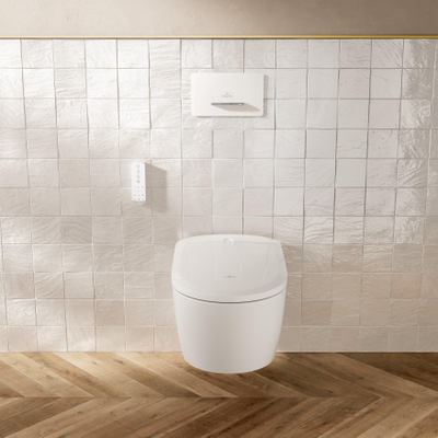 Villeroy & Boch Viclean douche wc - 61.2cm directflush CeramicPlus - spoelrandloos - White Alpine (glans wit)