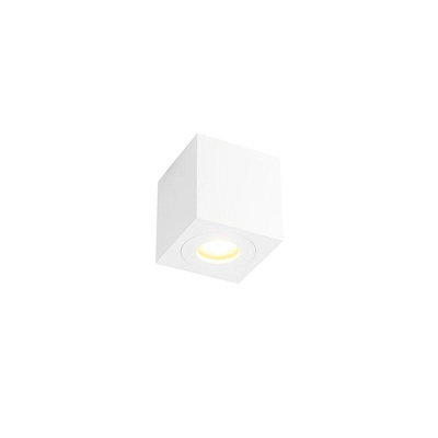 QAZQA Capa badkamer opbouwspot - 9x9x9.5cm - vierkant - mat wit OUTLETSTORE