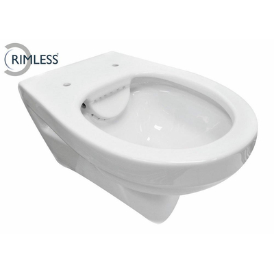 Xellanz Trevi WC suspendu – Rimless – profondeur 53 cm – blanc brillant
