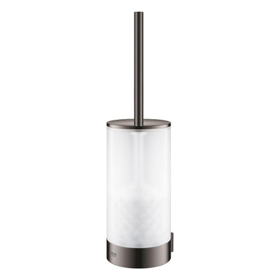 Grohe Selection Toiletborstelhouder - wandmontage - rond - open - hard graphite (antraciet)