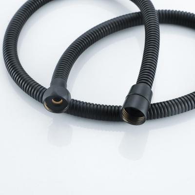 Fortifura Calvi flexible de douche - 100cm - métal - noir mat