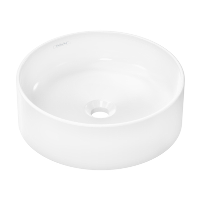 Hansgrohe Xuniva S opzetwaskom - 40x40x13cm - zonder kraangat - wit