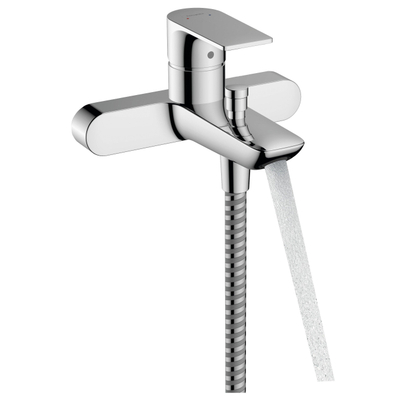 Hansgrohe Rebris e 1 greeps - opbouw badmengkraan hartafstand 15 - 3cm - hoogglans chroom