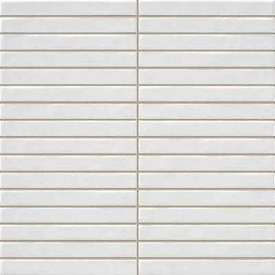 ÉCHANTILLON Terravito Girivo Carreau mural en céramique - 35x35cm - 9.2mm - Blanc
