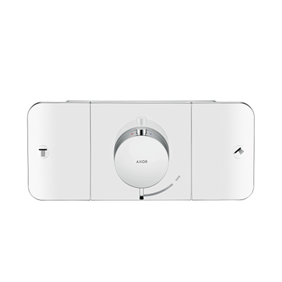 Axor One Mitigeur thermostatique avec robinet d'arrêt pour 2 fonctions chrome