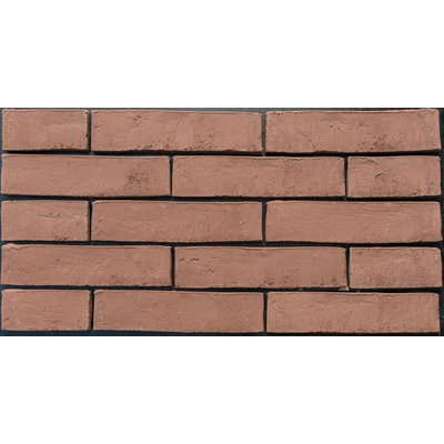 vtwonen Brick Basic Plaquette de parement 5x20x2cm Terra rouge mat