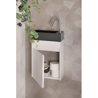Differnz Hurra Meuble lave-mains - 39,5x52x21,5cm - blanc