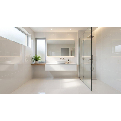 Baldocer Ceramica Blanco Carrelage sol et mural - 60x60cm - rectifié - Blanc poli