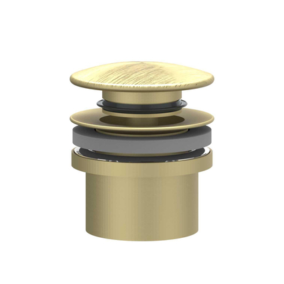 IVY Design Bouchon de vidage - clapet clic-clac - INOX316 - or mat brossé PVD