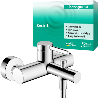 Hansgrohe Zesis mitigeur bain-douche - apparent - monocommande - chromé