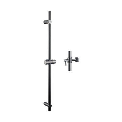 Fortifura Calvi Barre de Douche - 90 cm - support de douche - Gunmetal