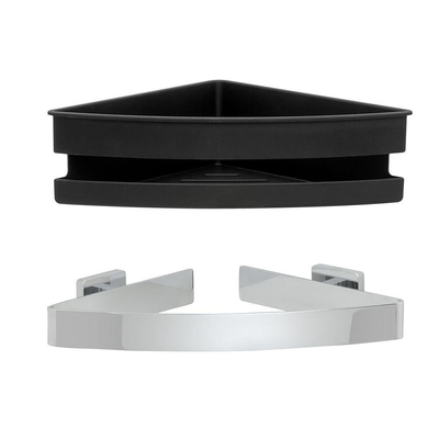 Tiger Dock Douchemand - 22cm - hoekmodel - chroom
