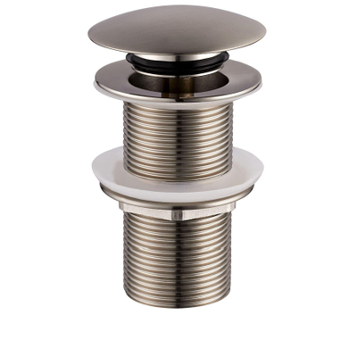 Wiesbaden UniMatch bouchon de vidage click allongée 5/4" acier brossé