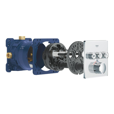 Grohe Rapido SmartBox Universel Pièce à encastrer 3 sorties 2 arrivées dessous profondeur 1/2" SECOND CHOIX