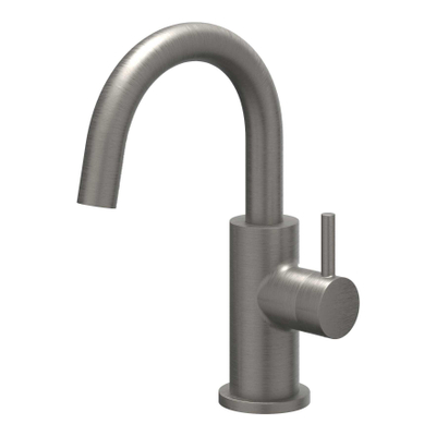 IVY Bond Robinet de lavabo - sur gorge - hauteur moyenne - bec pivotant - Metal black brossé PVD