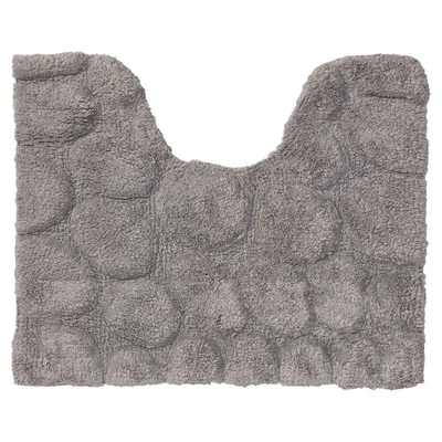 Sealskin Pebbles Tapis de toilette Coton 50x60 cm Gris