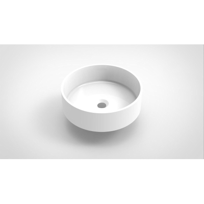 Arcqua Case waskom rond 40x40cm glans wit
