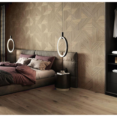 Colorker Tangram Listel décoratif - 31,6x100cm - 10,4mm - Walnut